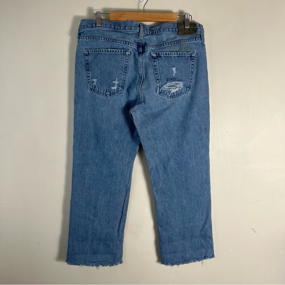 citizens of humanity Neve Low Slung Relaxed in Bowie Raw Hem Size 29 Cotton - Picture 3 of 12